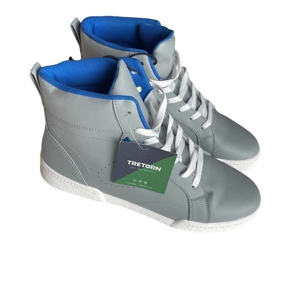 TRETORN Basketball Sneaker Shoe Gray Size 10.5M Center Court PU Comfort rare main image 4